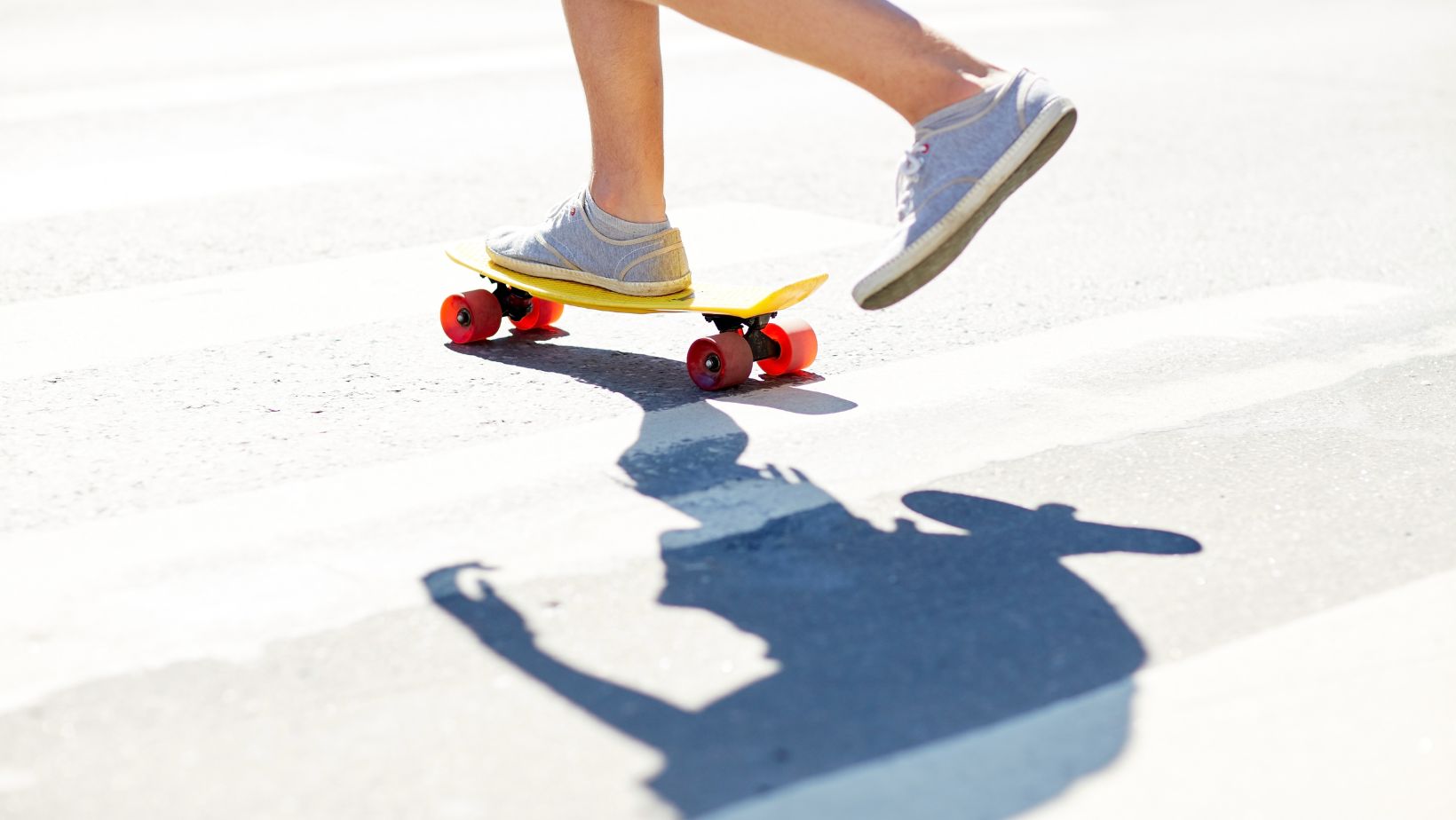 short skateboarding