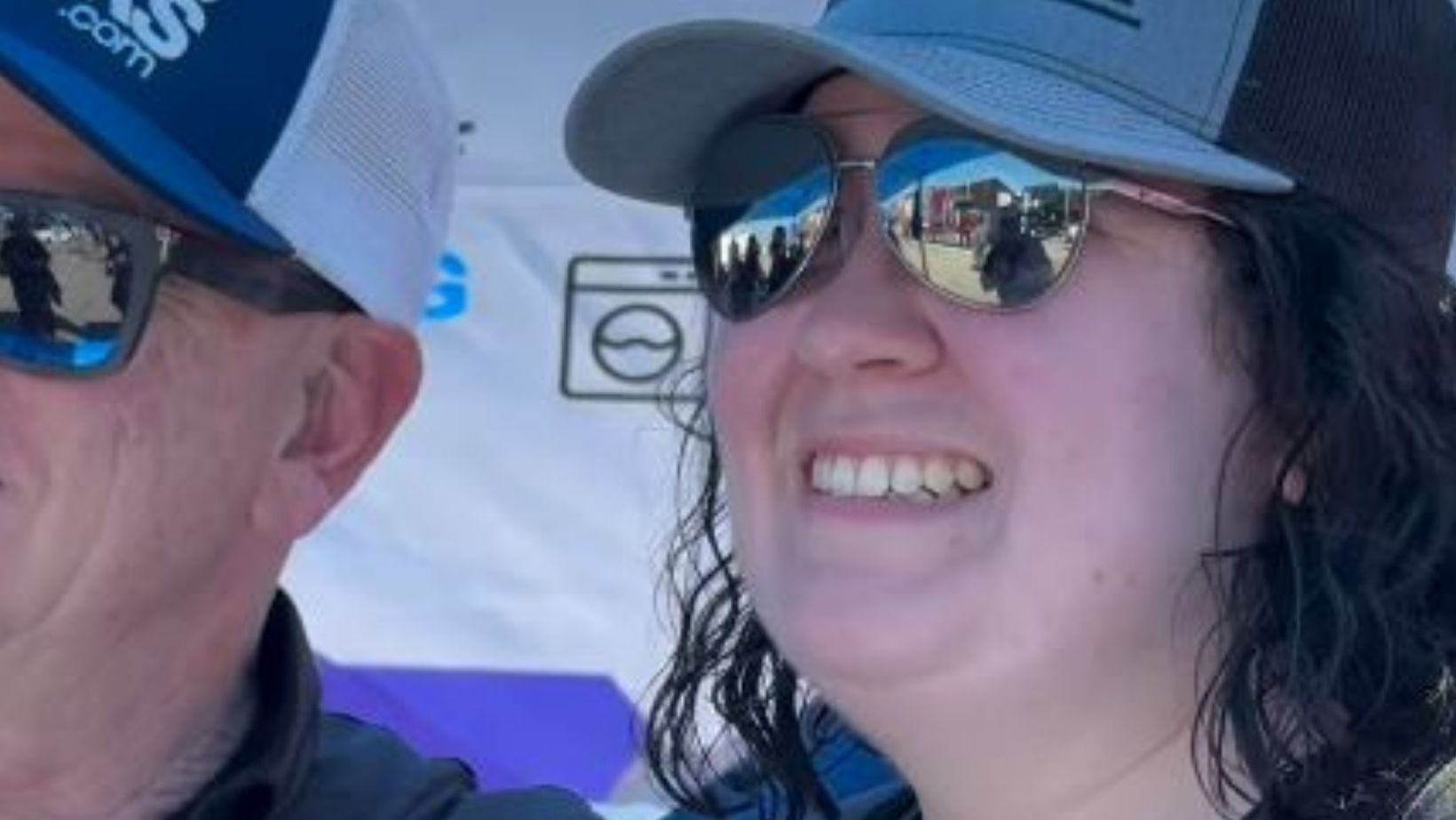 10ft custom backdrop photo op wall for Everything Breaks at NHRA Oct 2025 &ndash; by splashtents.com