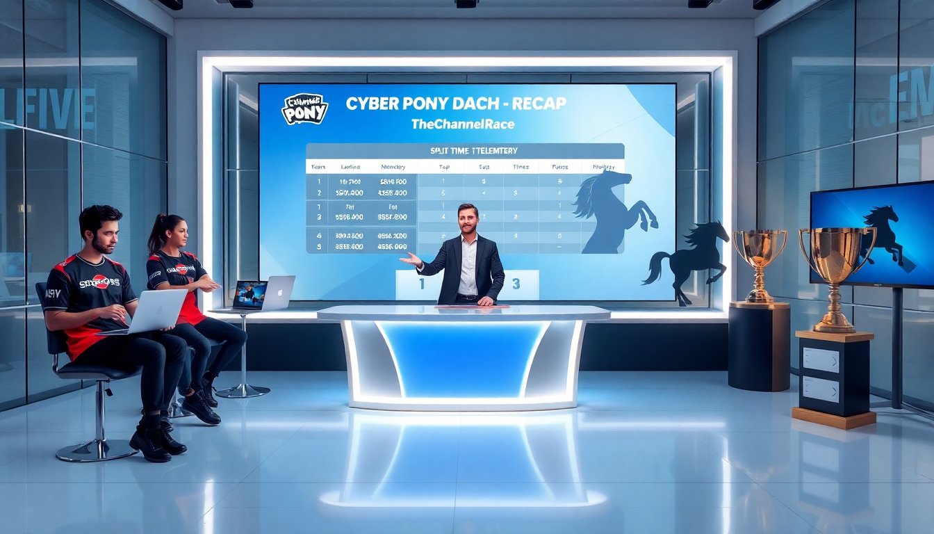 thechannelrace cyber pony dash recap