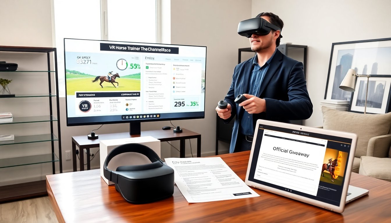 vr horse trainer thechannelrace giveaway