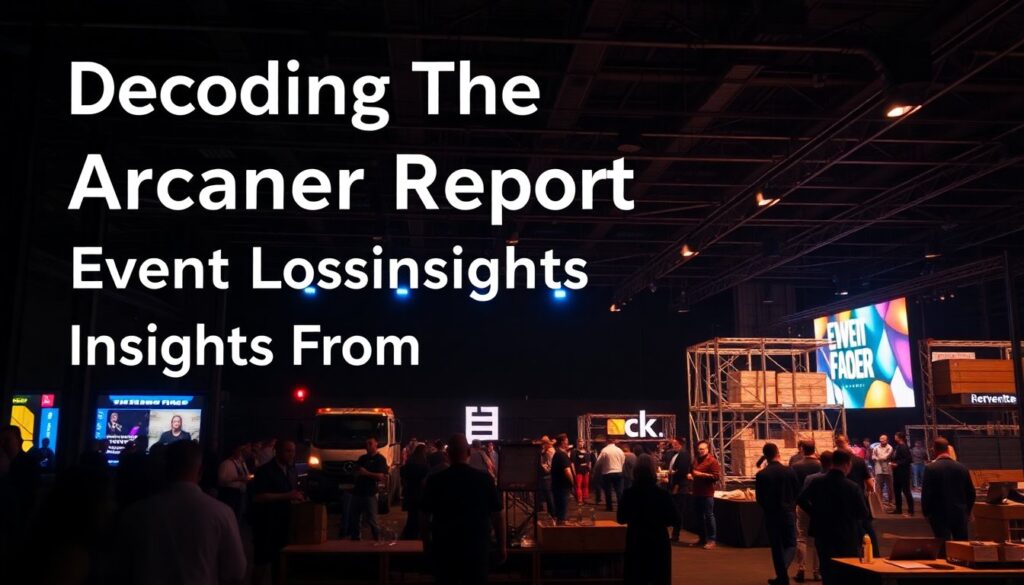 event logistics arcaner report thechannelrask