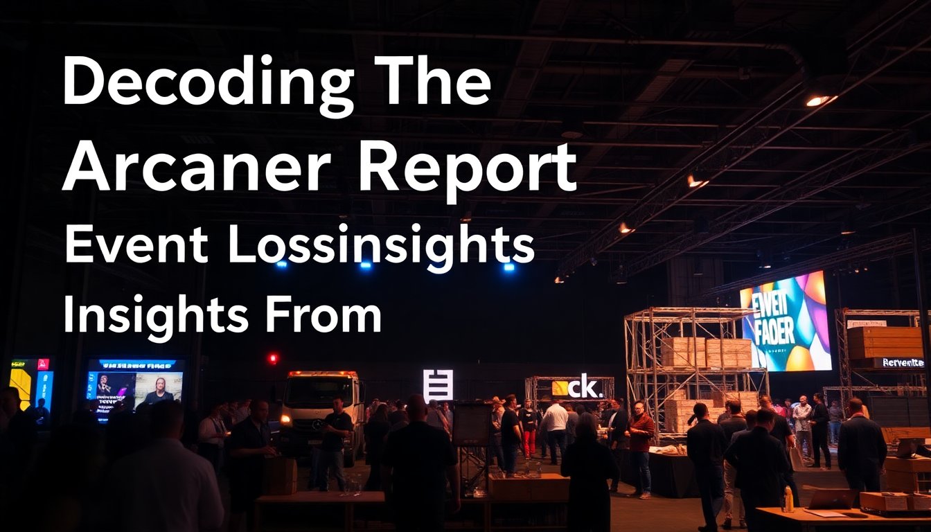 event logistics arcaner report thechannelrask